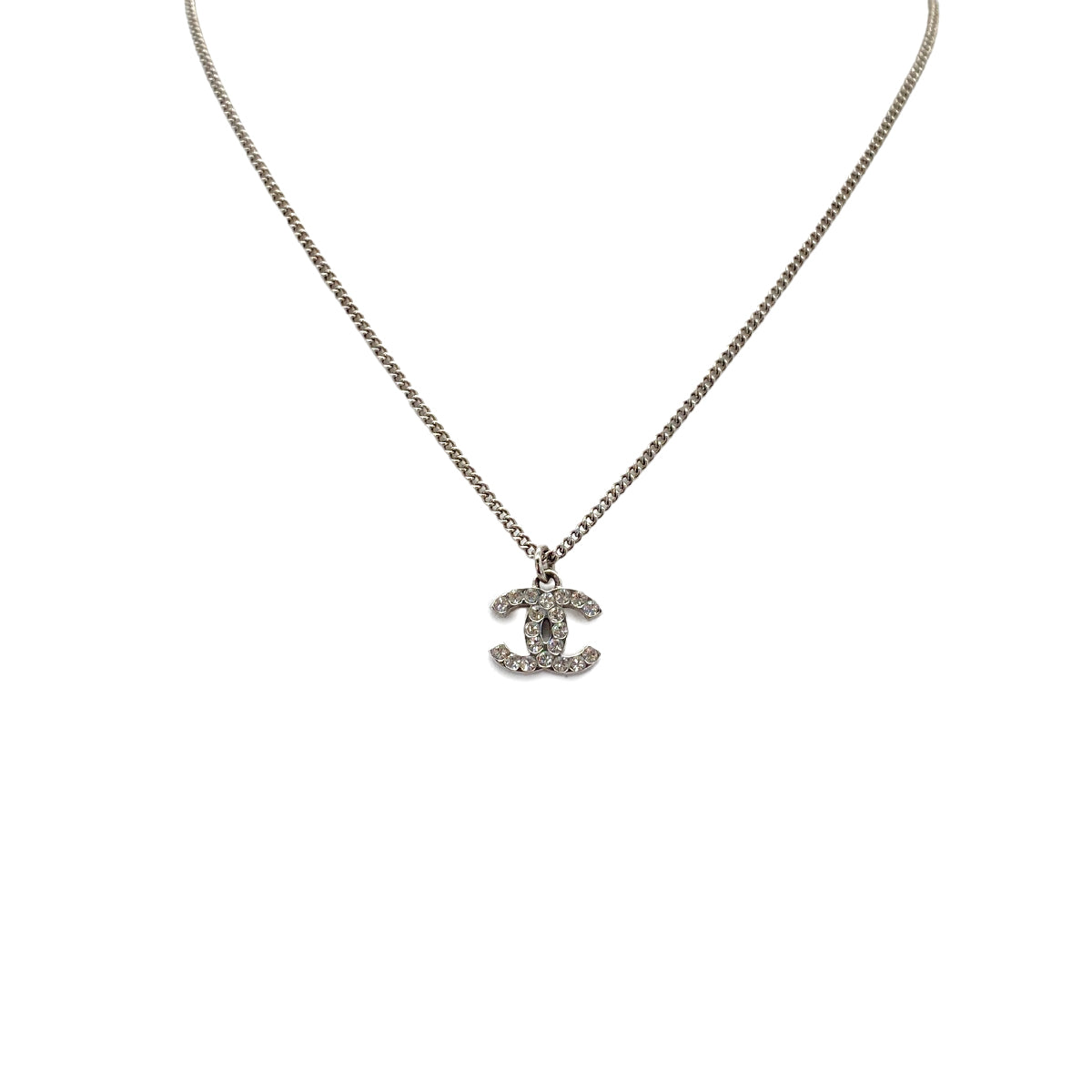 Luxury Promise Japan CHANEL NECKLACE COCOMARK RHINESTONE ACCESSORY F12V 90275815
