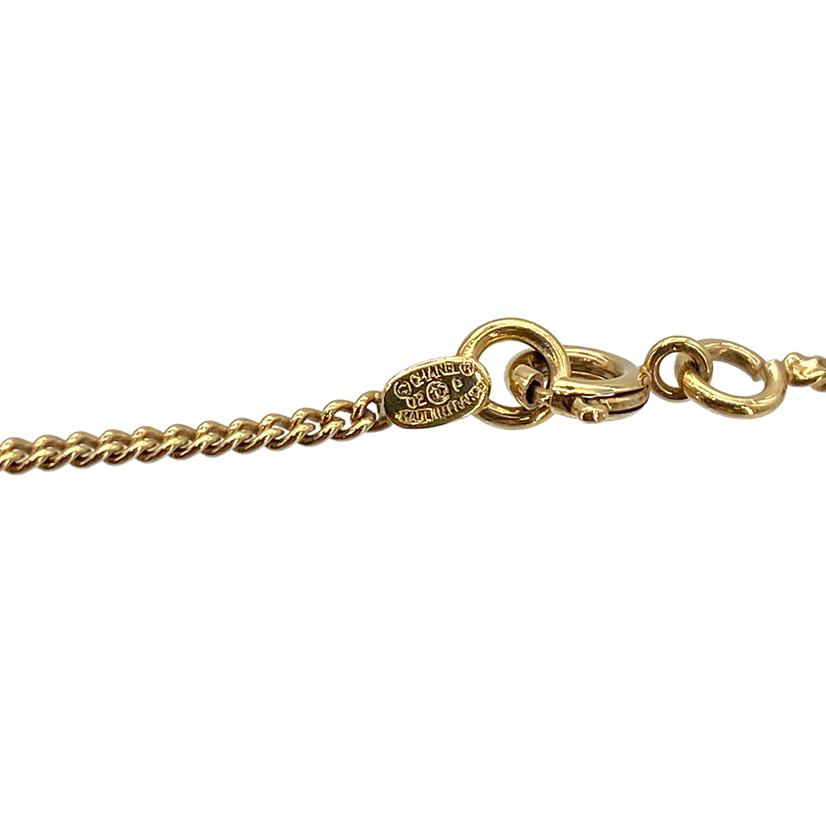Luxury Promise Japan CHANEL NECKLACE COCOMARK RHINESTONE PINK ACCESSORY 02P 90275929