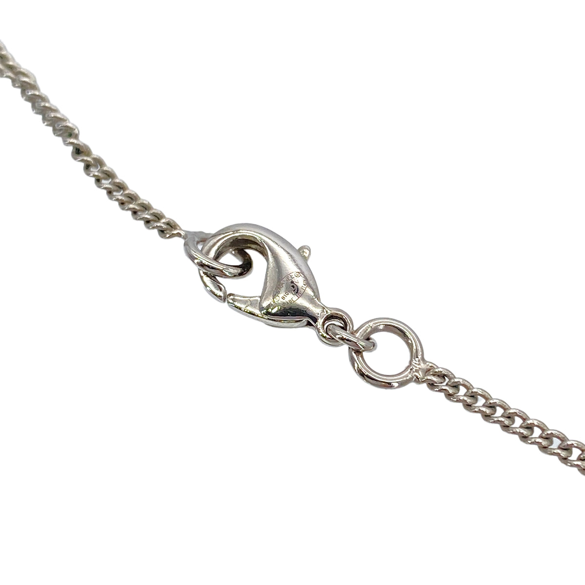 Luxury Promise Japan CHANEL NECKLACE COCOMARK RHINESTONE SILVER ACCESSORY B10V 90279604