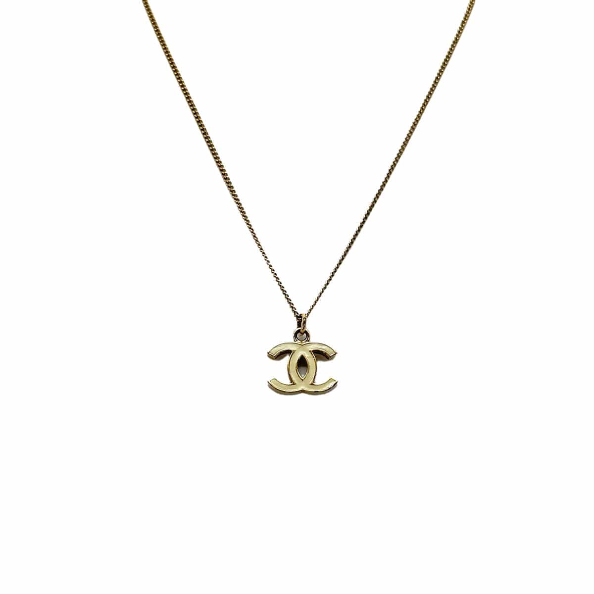 Luxury Promise Japan CHANEL NECKLACE COCOMARK WHITE ACCESSORY 90272530