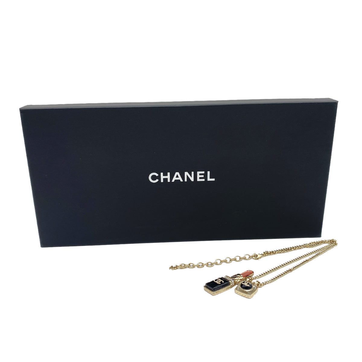 Luxury Promise Japan CHANEL NECKLACE LIP MOTIF COCOMARK RHINESTONE ACCESSORY A22C 90274881