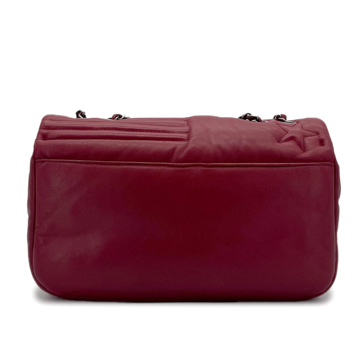 Luxury Promise Japan CHANEL PARIDARAS CHAIN SHOULDER BAG STAR RED LAMB SKIN 90274053