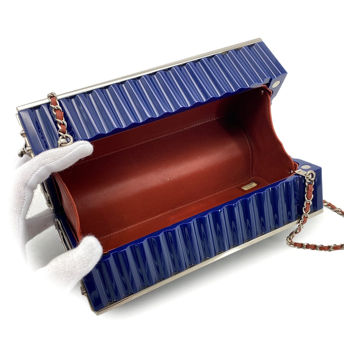 Luxury Promise Japan CHANEL PARIS HAMBURG LOGO COCOMARK CONTAINER CHAIN SHOULDER BAG MULTICOLOR PLASTIC 90296683