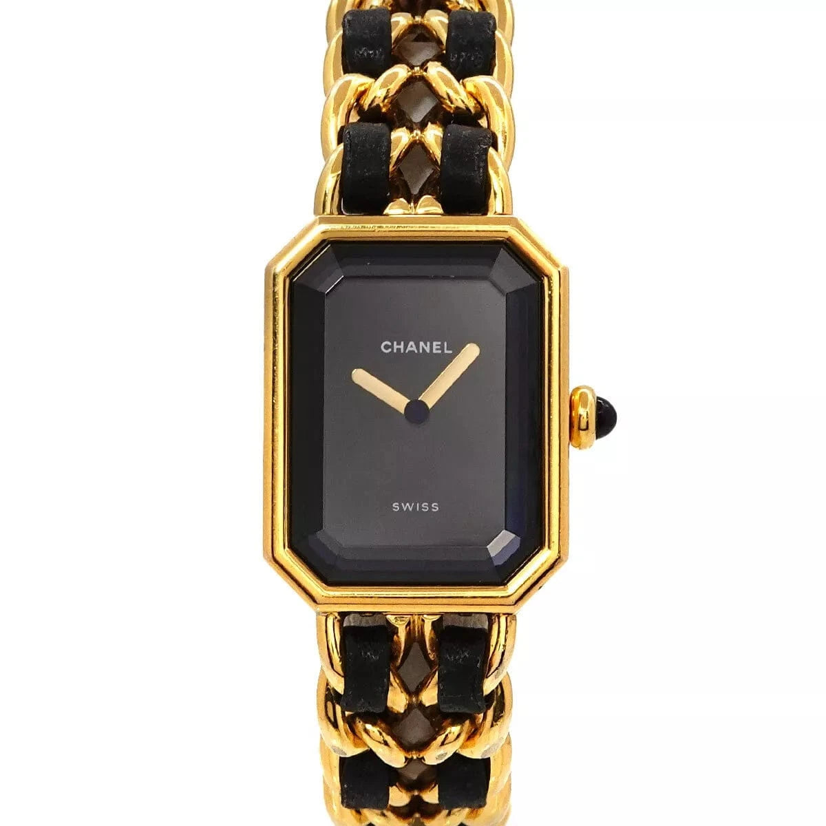 Luxury Promise Japan CHANEL Premiere Size S H0001 Vintage Quartz Black Dial Ladies Watch 90249098