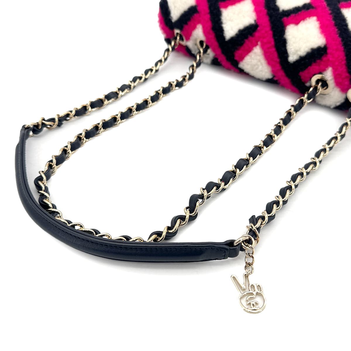 Luxury Promise Japan CHANEL SHEARLING MOUTON CHAIN SHOULDER BAG MULTICOLOR 90274410