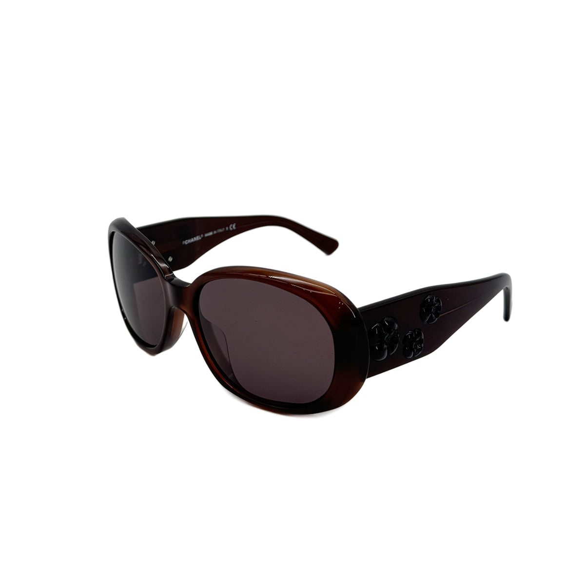 Luxury Promise Japan CHANEL SUNGLASSES CAMELLIA COCOMARK BROWN EYEWEAR 90289546