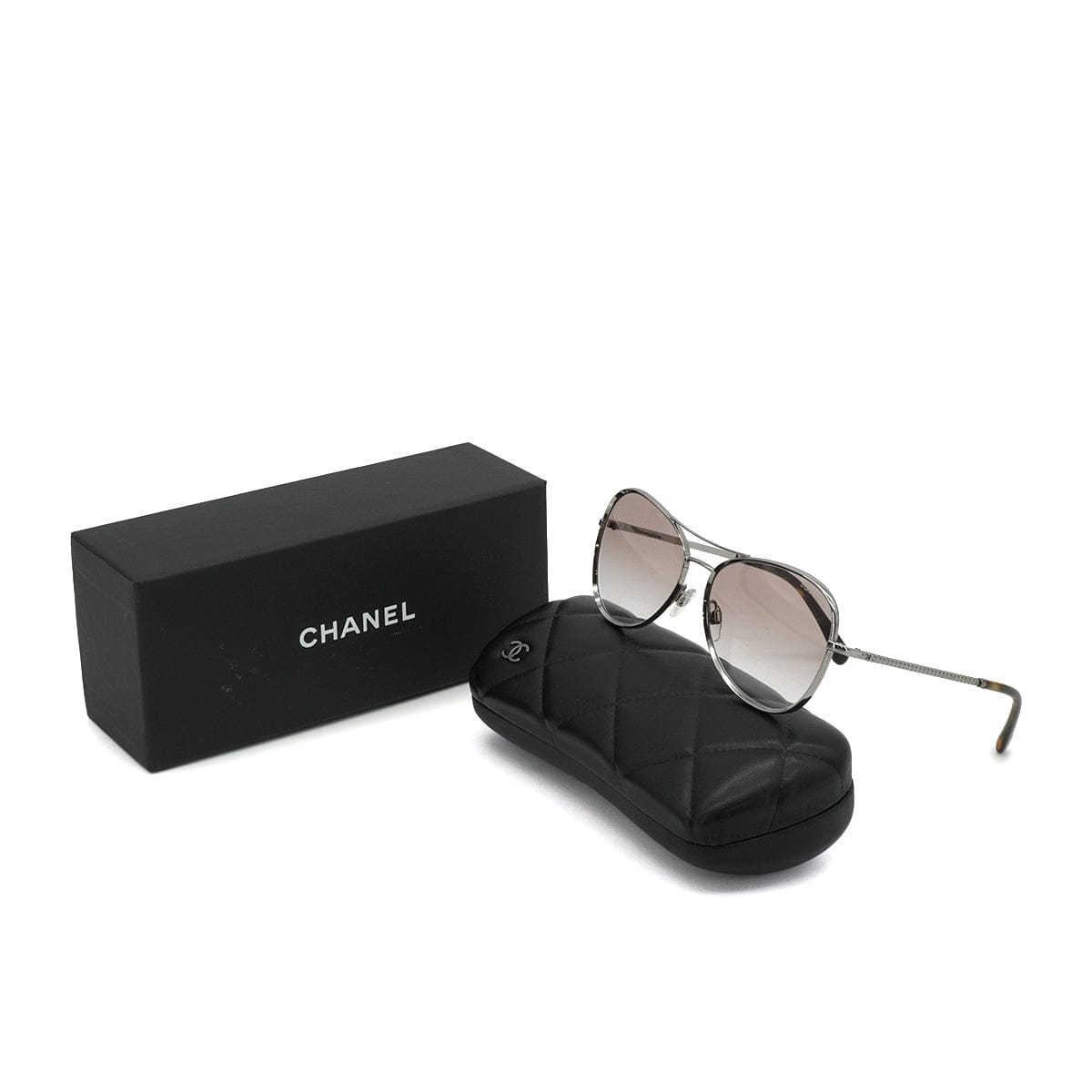 Luxury Promise Japan CHANEL SUNGLASSES CHAIN SILVER EYEWEA 90335311
