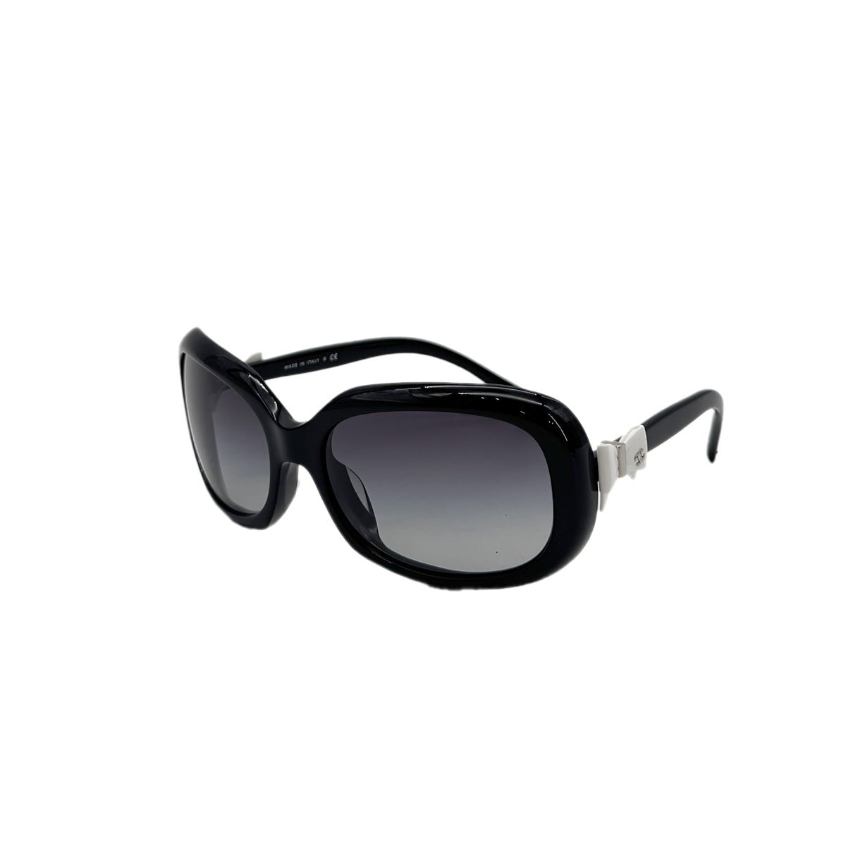 Luxury Promise Japan CHANEL SUNGLASSES COCOMARK RIBBON BLACK WHITE EYEWEAR 90296461