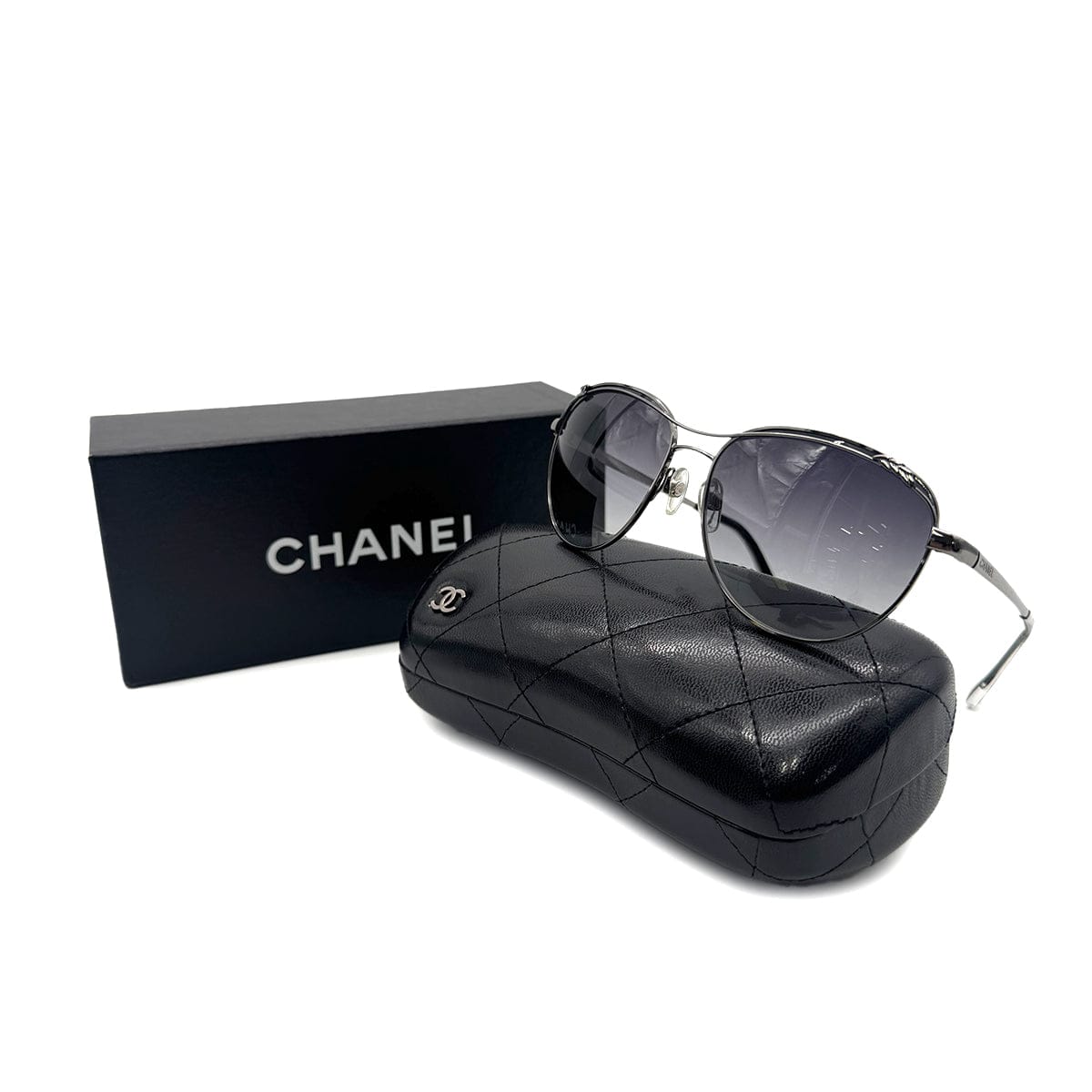 Luxury Promise Japan CHANEL SUNGLASSES COCOMARK TEARDROP BLACK EYEWEAR 90295008