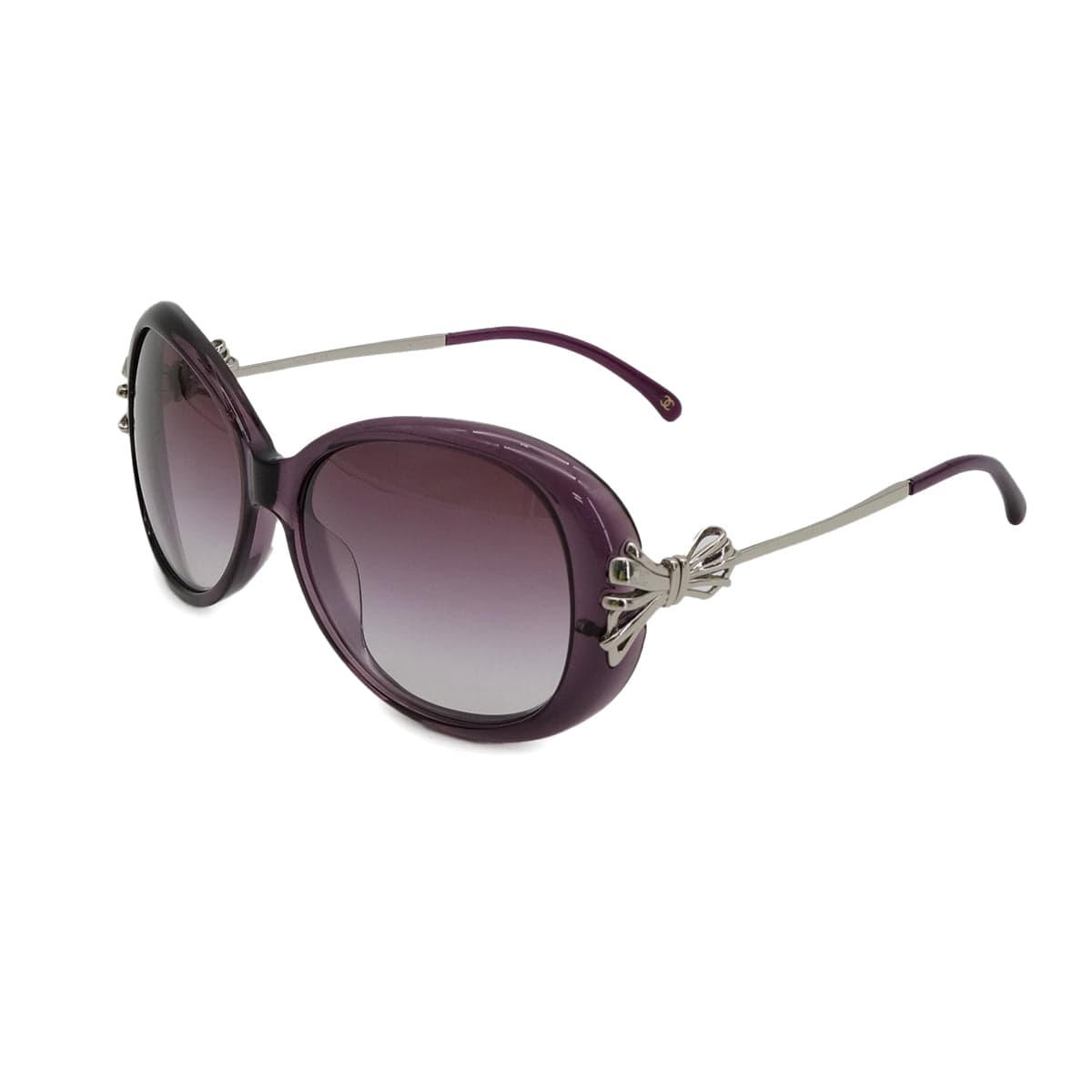 Luxury Promise Japan CHANEL SUNGLASSES RIBBON PURPLE EYEWEAR 90313547