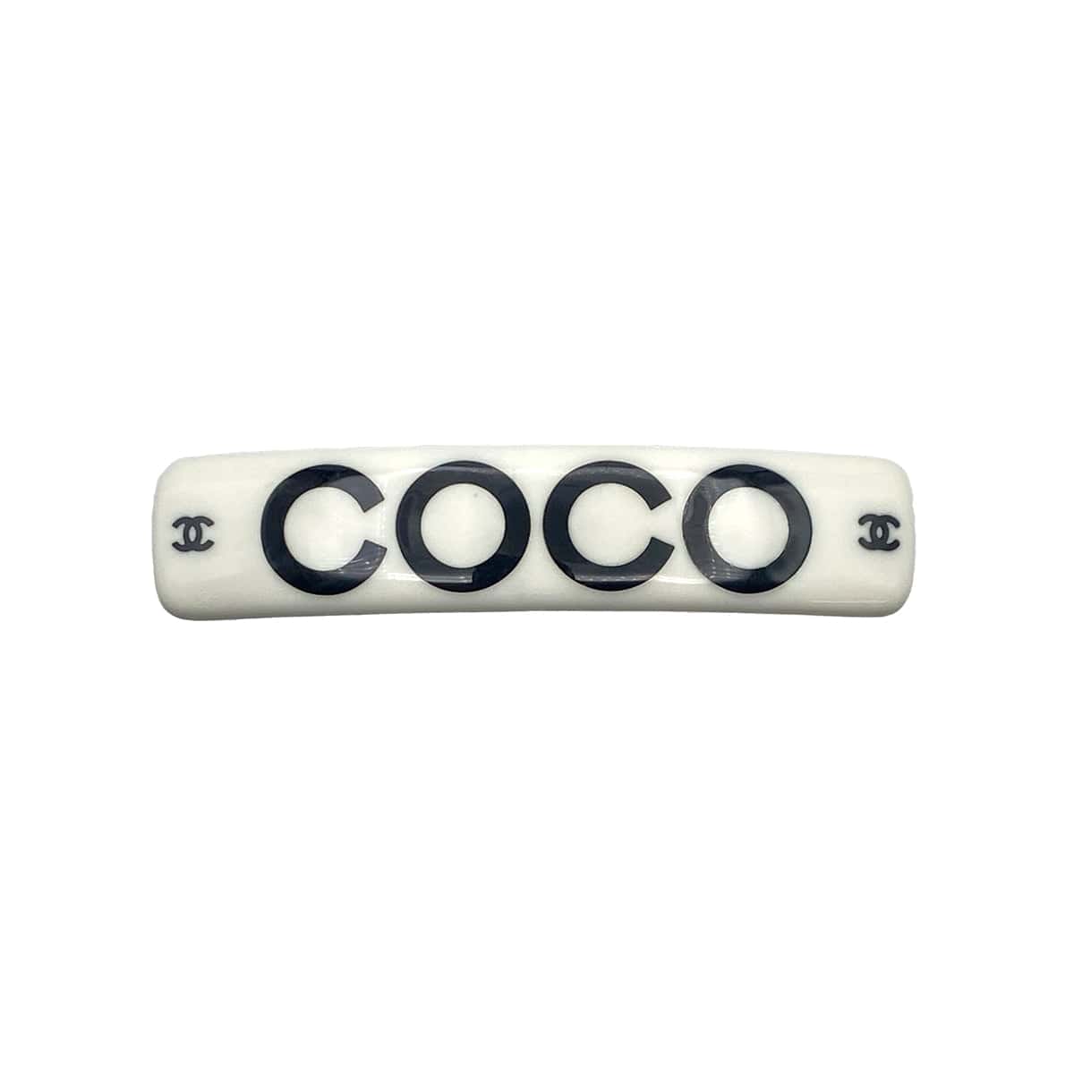 Luxury Promise Japan CHANEL VALLETTA COCO LOGO WHITE BLACK ACCESSORY 01P 90312681