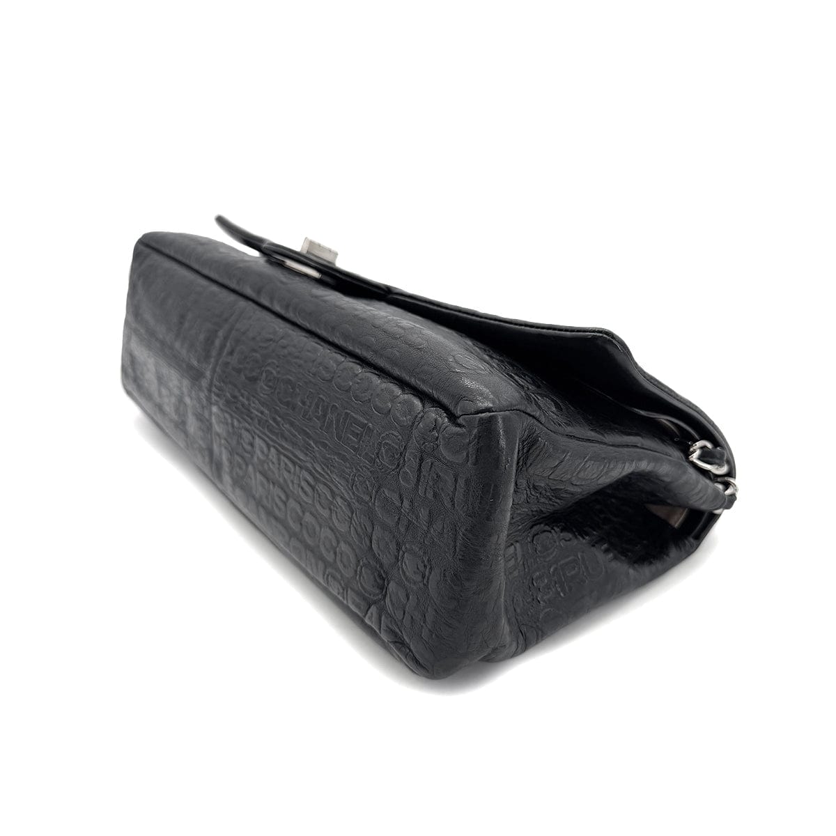 Luxury Promise Japan CHANEL VINTAGE 2.55 UNLIMITED CHAIN SHOULDER BAG BLACK CALF SKIN 90284896