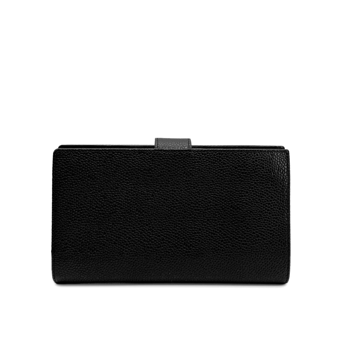 Luxury Promise Japan CHANEL VINTAGE BIFOLD LONG WALLET COCOMARK BLACK CAVIAR SKIN 90272520