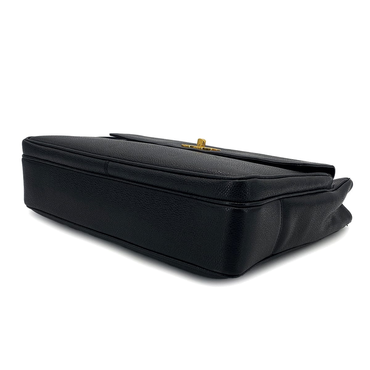 Luxury Promise Japan CHANEL VINTAGE BIG COCO CHAIN SHOULDER BAG BLACK LAMB SKIN 90306317