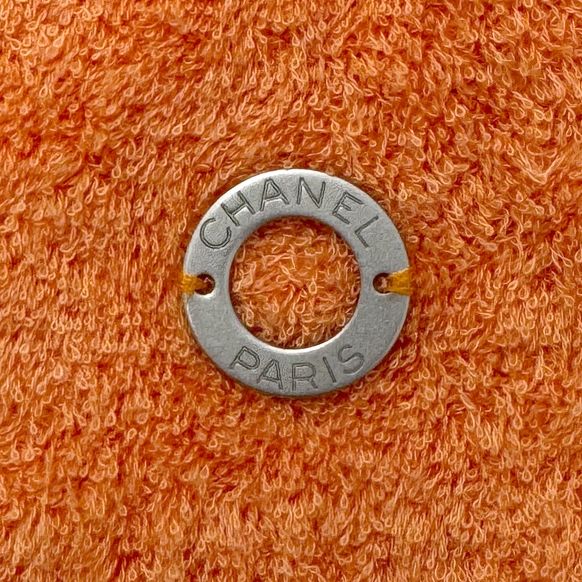 Luxury Promise Japan CHANEL VINTAGE CARDIGAN ORANGE COTTON 42 00T RTW 90286197