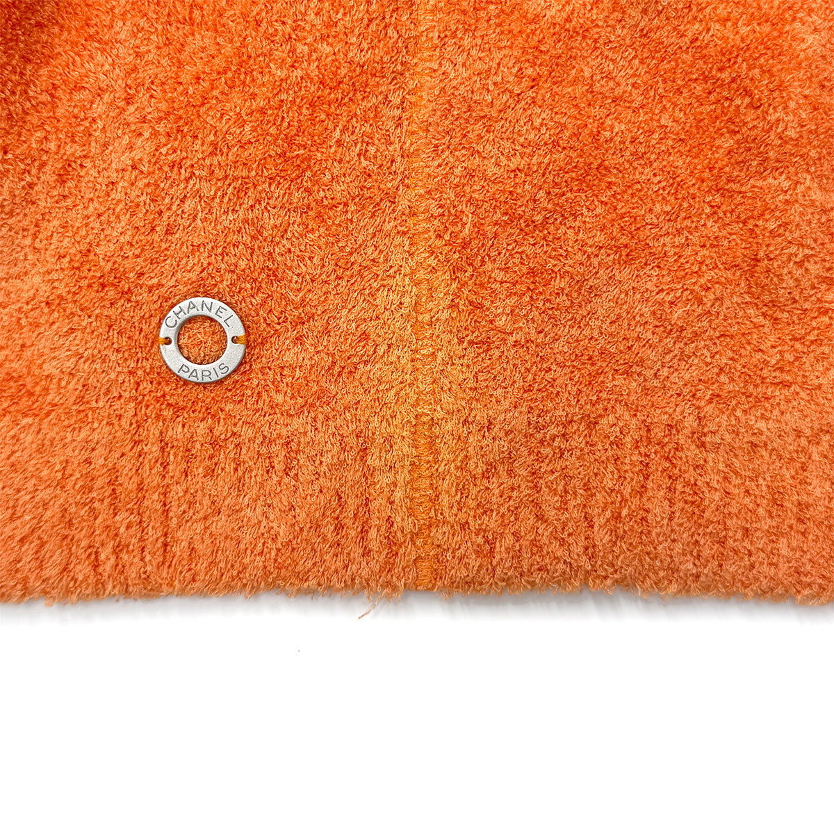 Luxury Promise Japan CHANEL VINTAGE CARDIGAN ORANGE COTTON 42 00T RTW 90286197