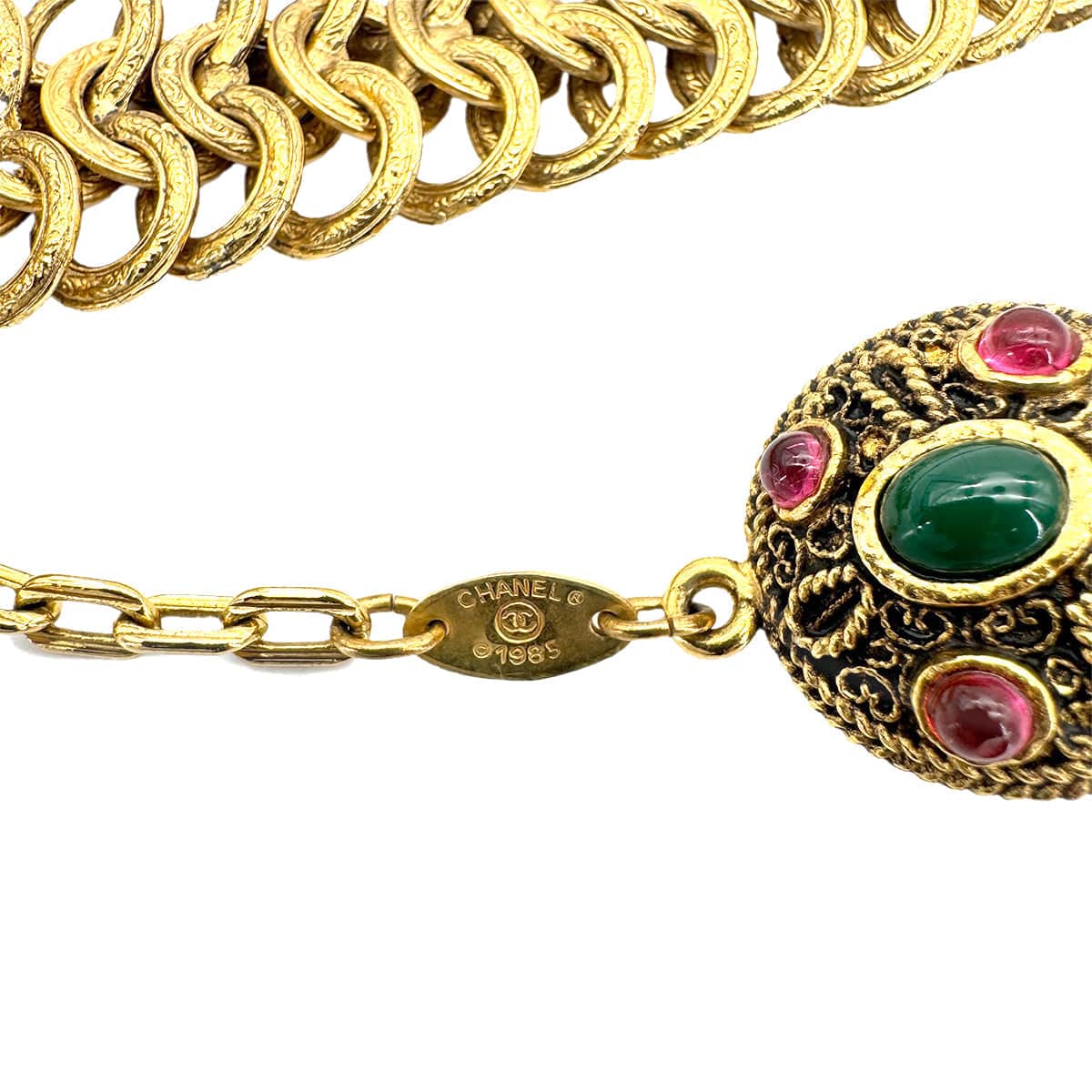 Luxury Promise Japan CHANEL VINTAGE CHAIN BELT GRIPOIX ACCESSORY 90269889