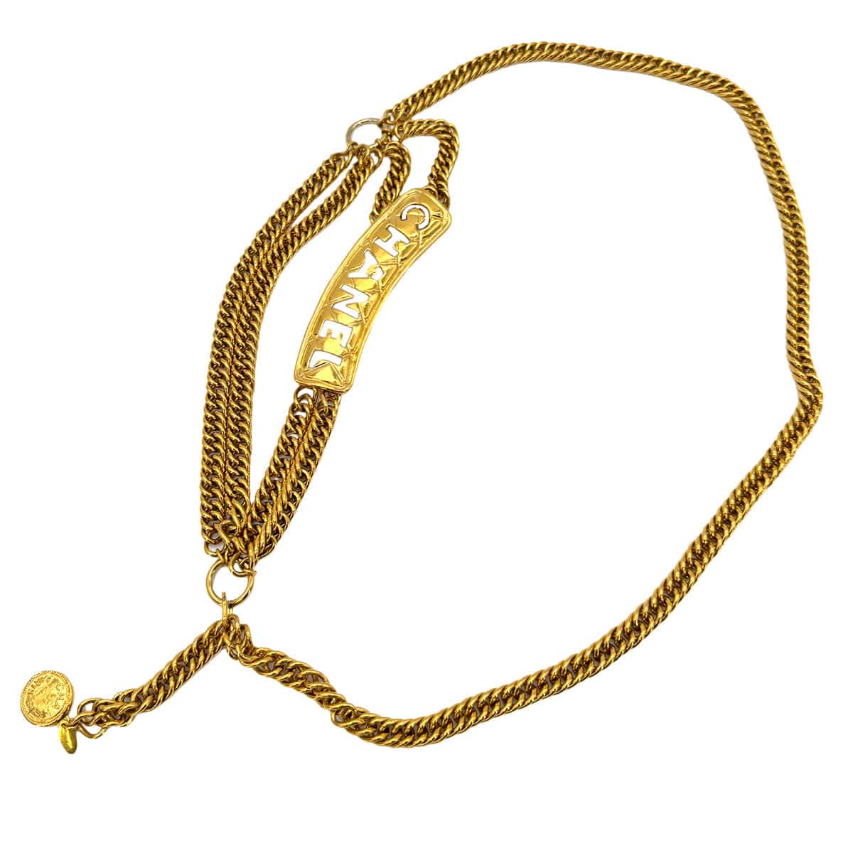 Luxury Promise Japan CHANEL VINTAGE CHAIN BELT LOGO ACCESSORY 90268855