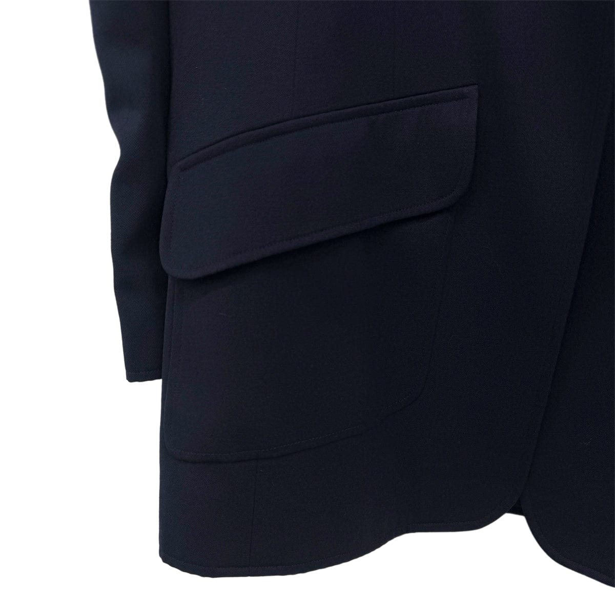 Luxury Promise Japan CHANEL VINTAGE COCO BUTTON JACKET NAVY WOOL 40 97P RTW 90283144