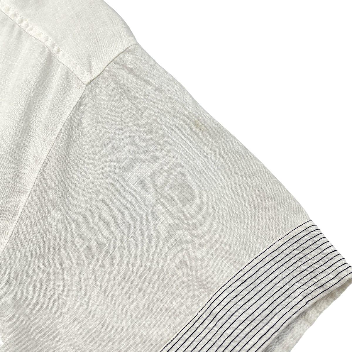 Luxury Promise Japan CHANEL VINTAGE COCO BUTTON SHORT SLEEVE SHIRT WHITE RTW 90288013