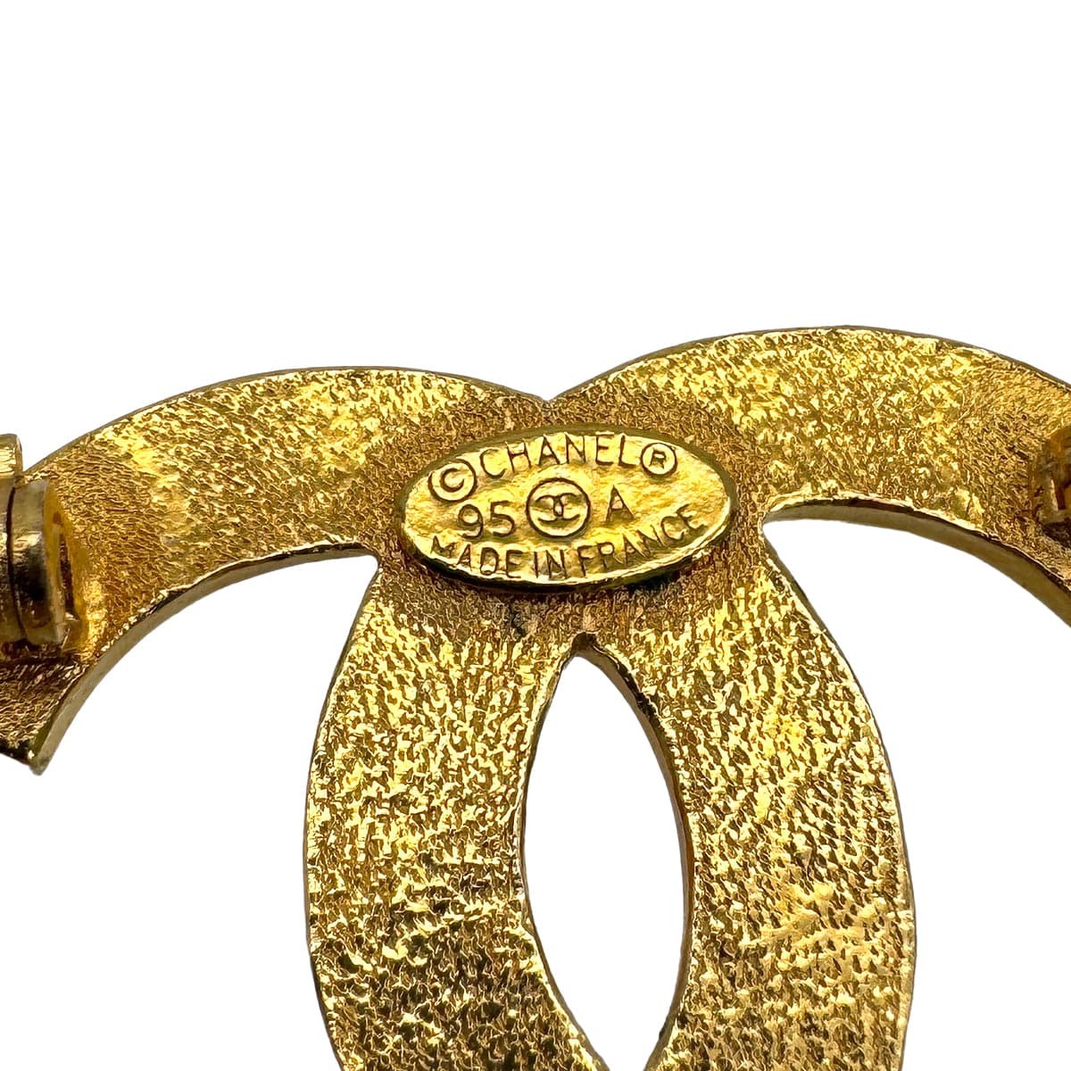 Luxury Promise Japan CHANEL VINTAGE COCOMARK BROOCH GOLD ACCESSORY 95A 90309184