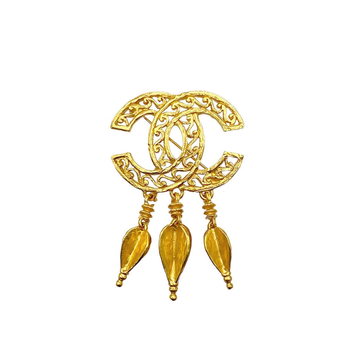 Luxury Promise Japan CHANEL VINTAGE COCOMARK DREAM CATCHER BROOCH ACCESSORY 95A 90269633