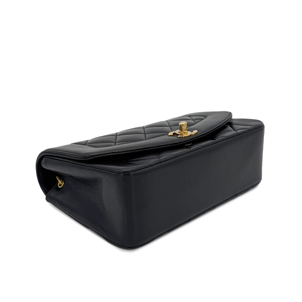 Luxury Promise Japan Chanel Vintage Diana Small Black Lambskin GHW #4 90270854