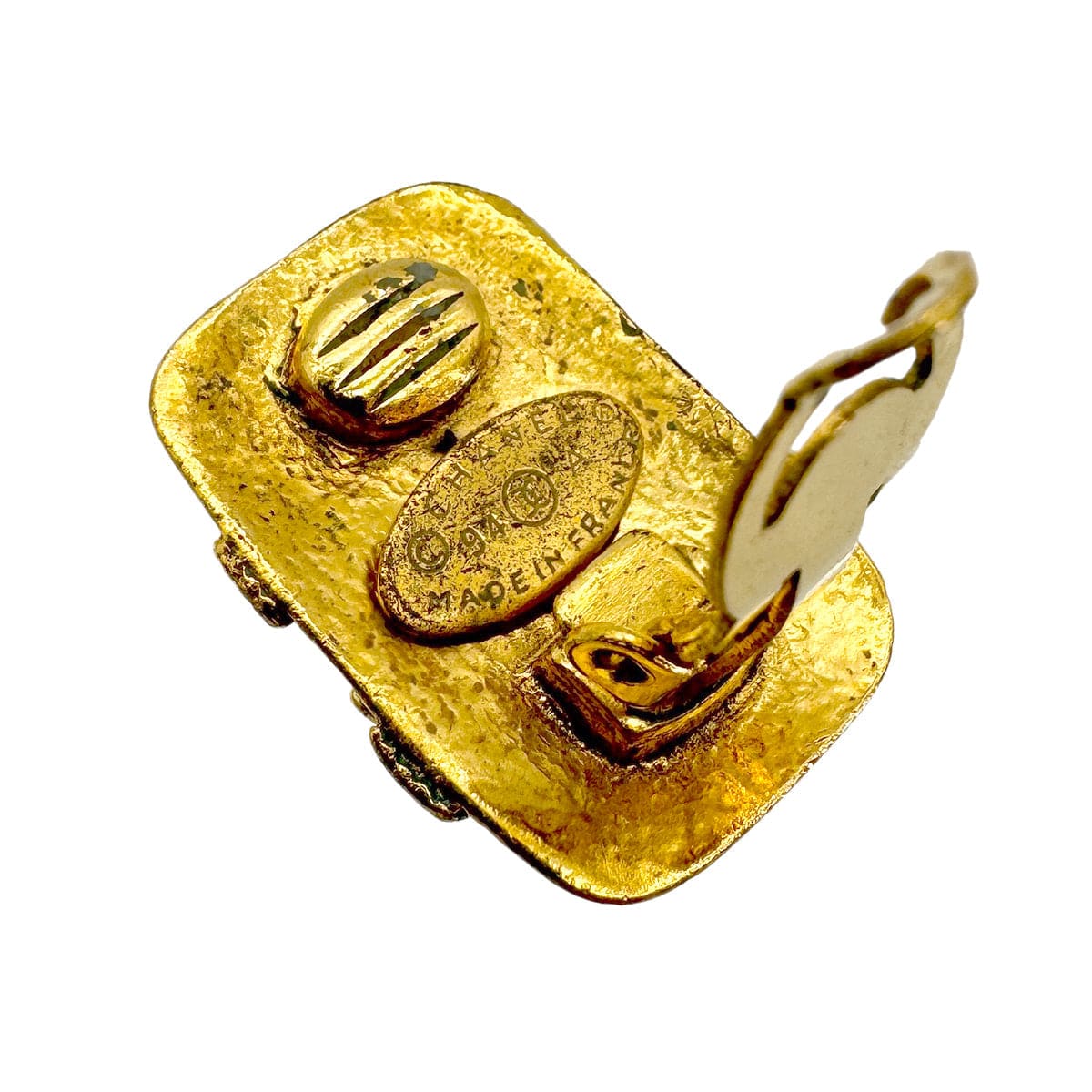 Luxury Promise Japan CHANEL VINTAGE EARRINGS COCOMARK GOLD ACCESSORY 90272494