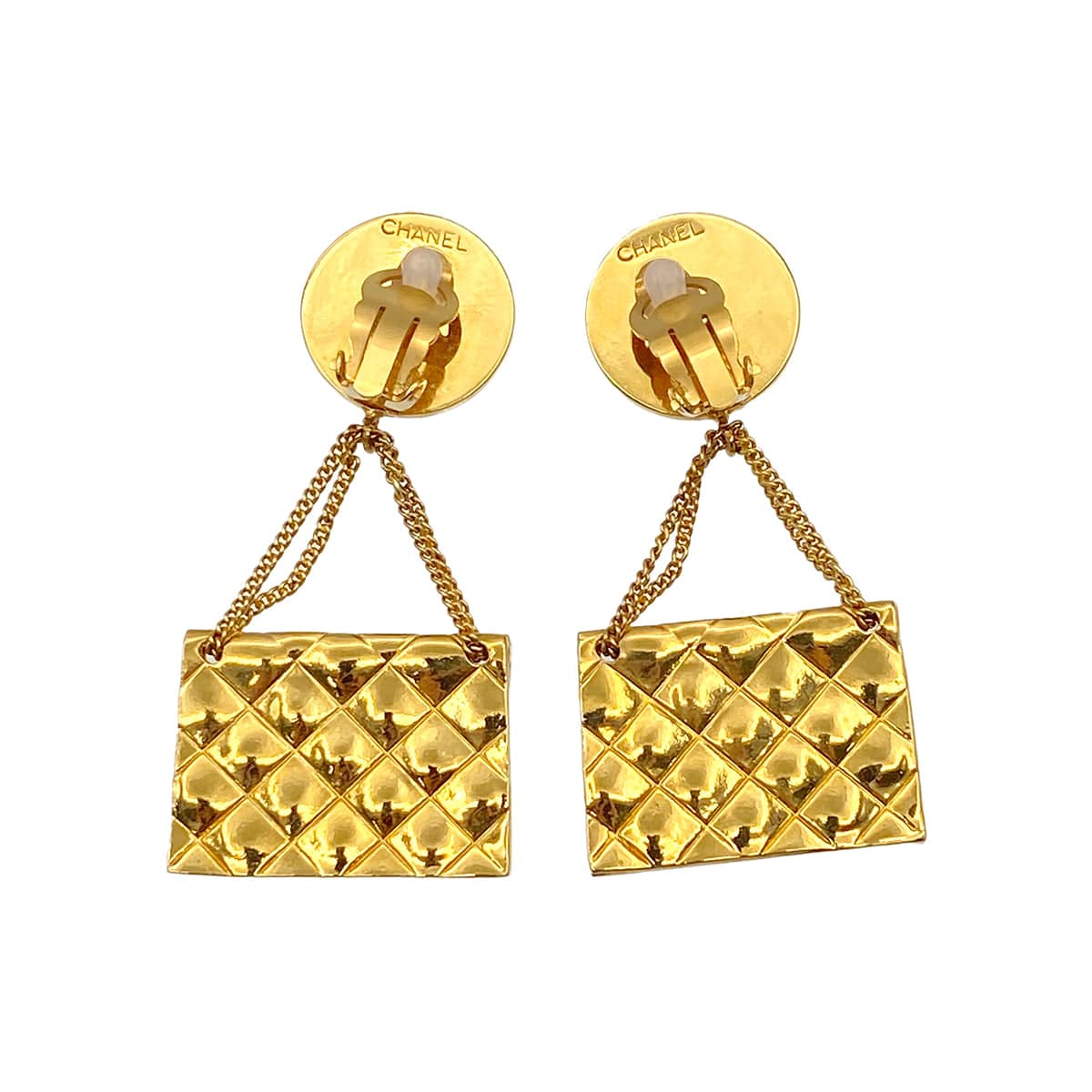 Luxury Promise Japan CHANEL VINTAGE EARRINGS COCOMARK MATELASSE BAG MOTIF ACCESSORY 90273930