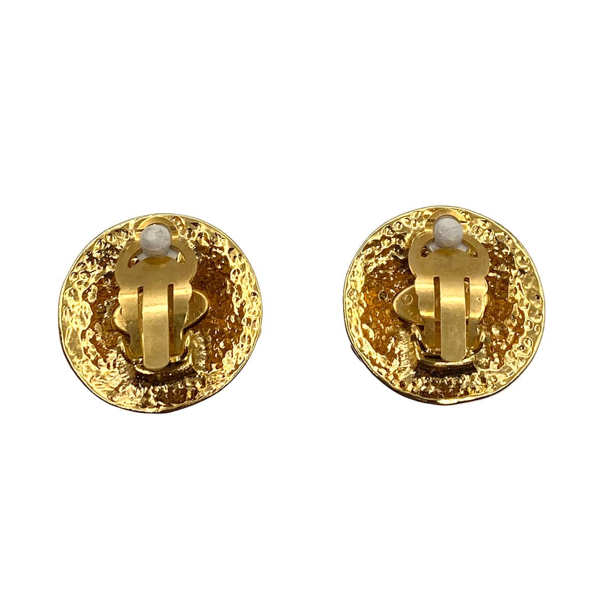 Luxury Promise Japan CHANEL VINTAGE EARRINGS COCOMARK ROUND ACCESSORY 94P 90263135