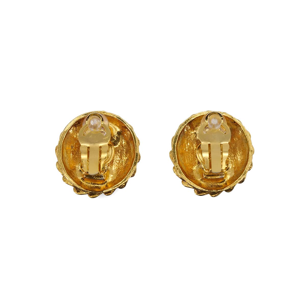 Luxury Promise Japan CHANEL VINTAGE EARRINGS ROUND MADEMOISELLE GOLD ACCESSORY 90307873