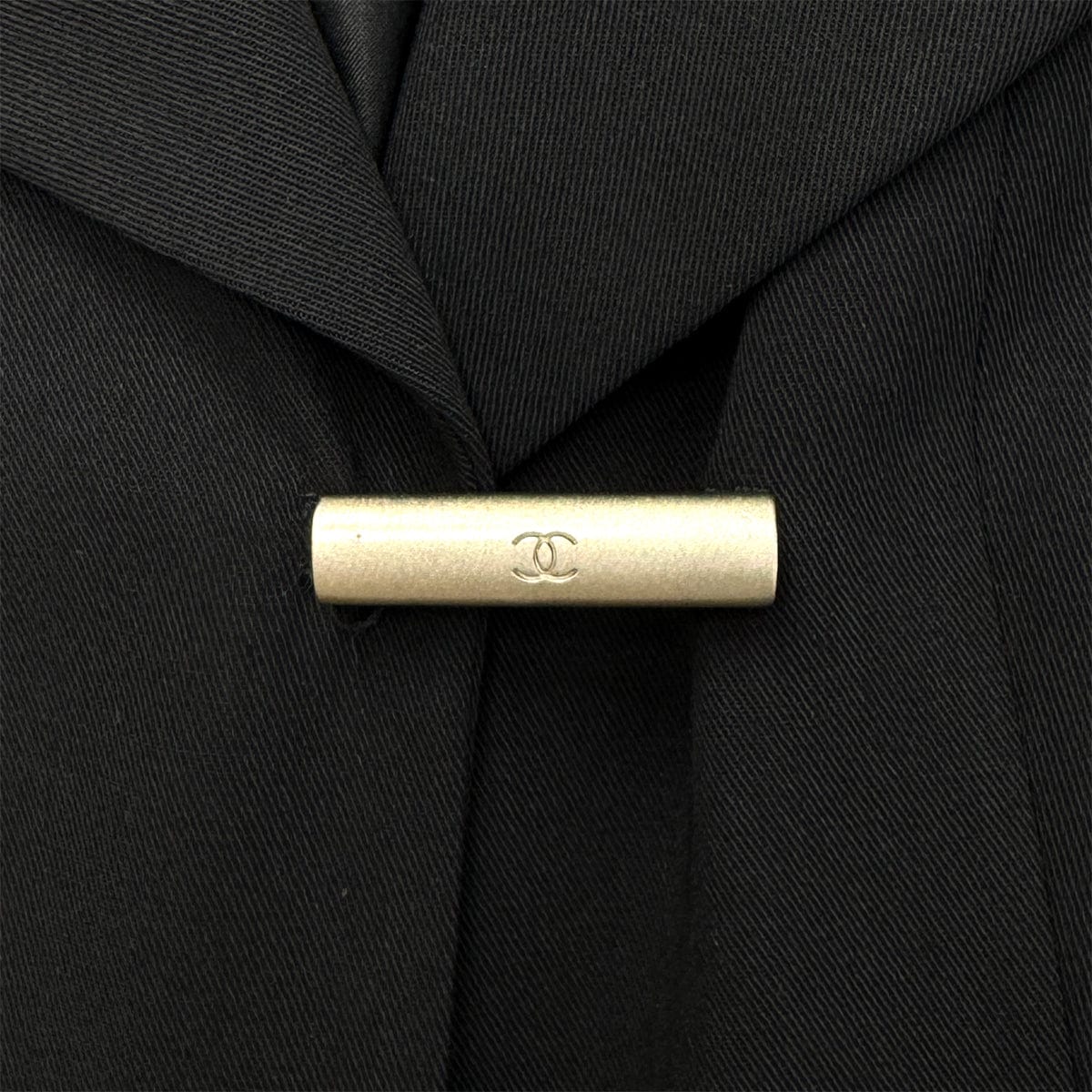 Luxury Promise Japan CHANEL VINTAGE JACKET PANTS SET BLACK WOOL 40 99A RTW 90286201