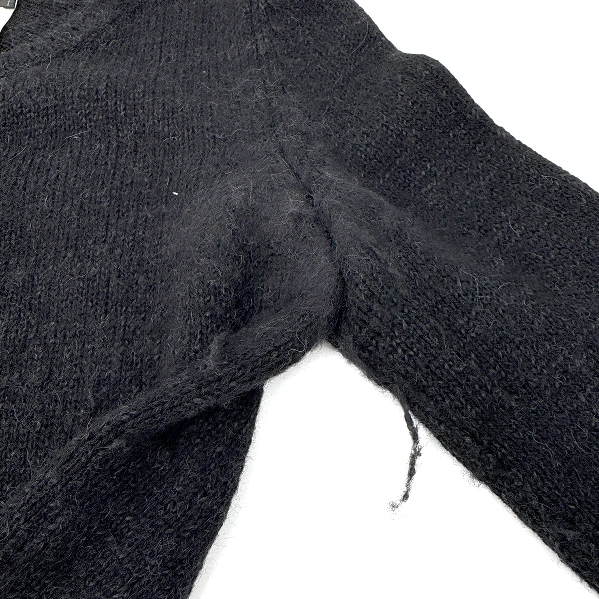 Luxury Promise Japan CHANEL VINTAGE KNIT TOPS GRIPOIX MOTIF BLACK 36 08A RTW 90283994