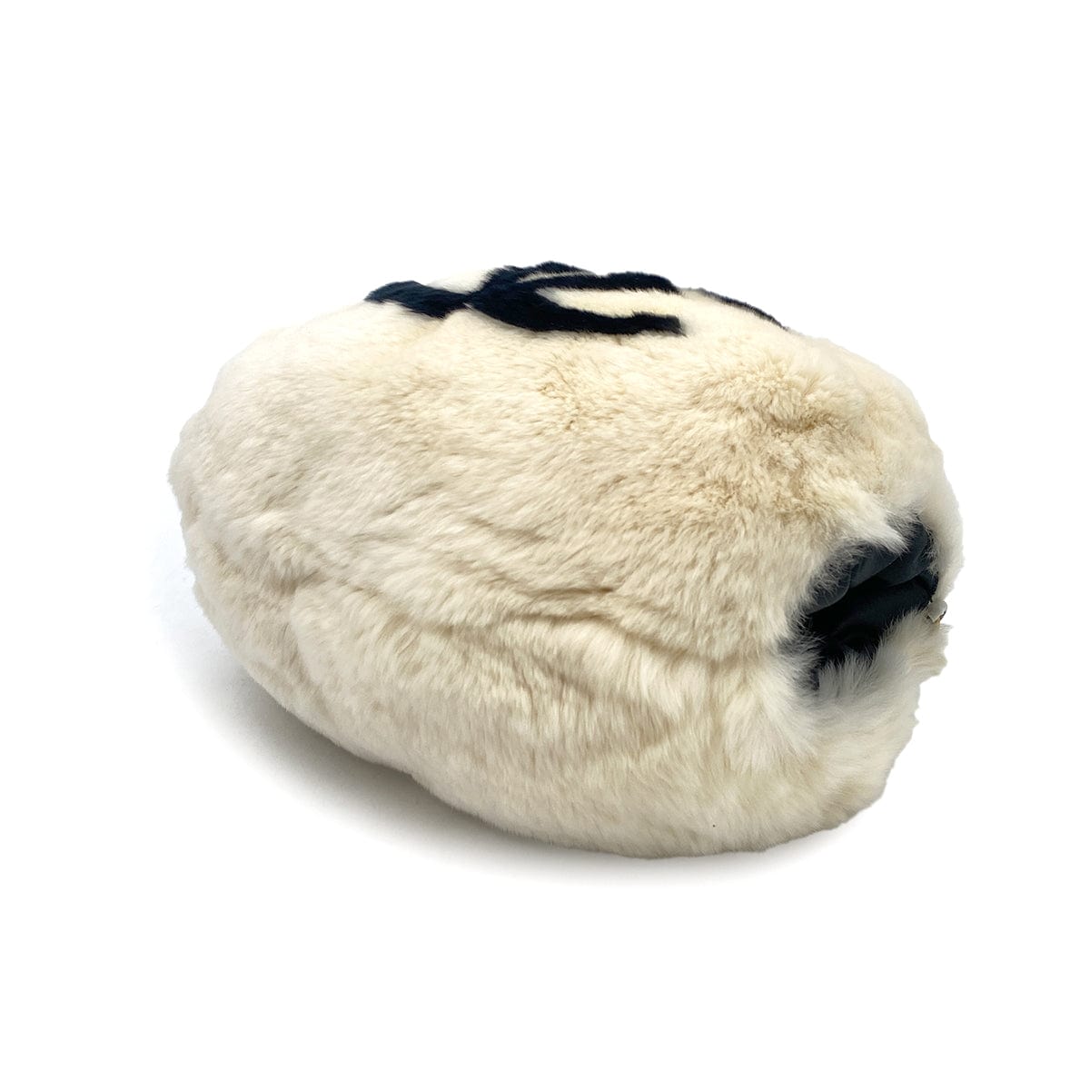 Luxury Promise Japan CHANEL VINTAGE LAPINFUR COCOMARK ARM WARMER CHAIN SHOULDER BAG WHITE FUR 90270848