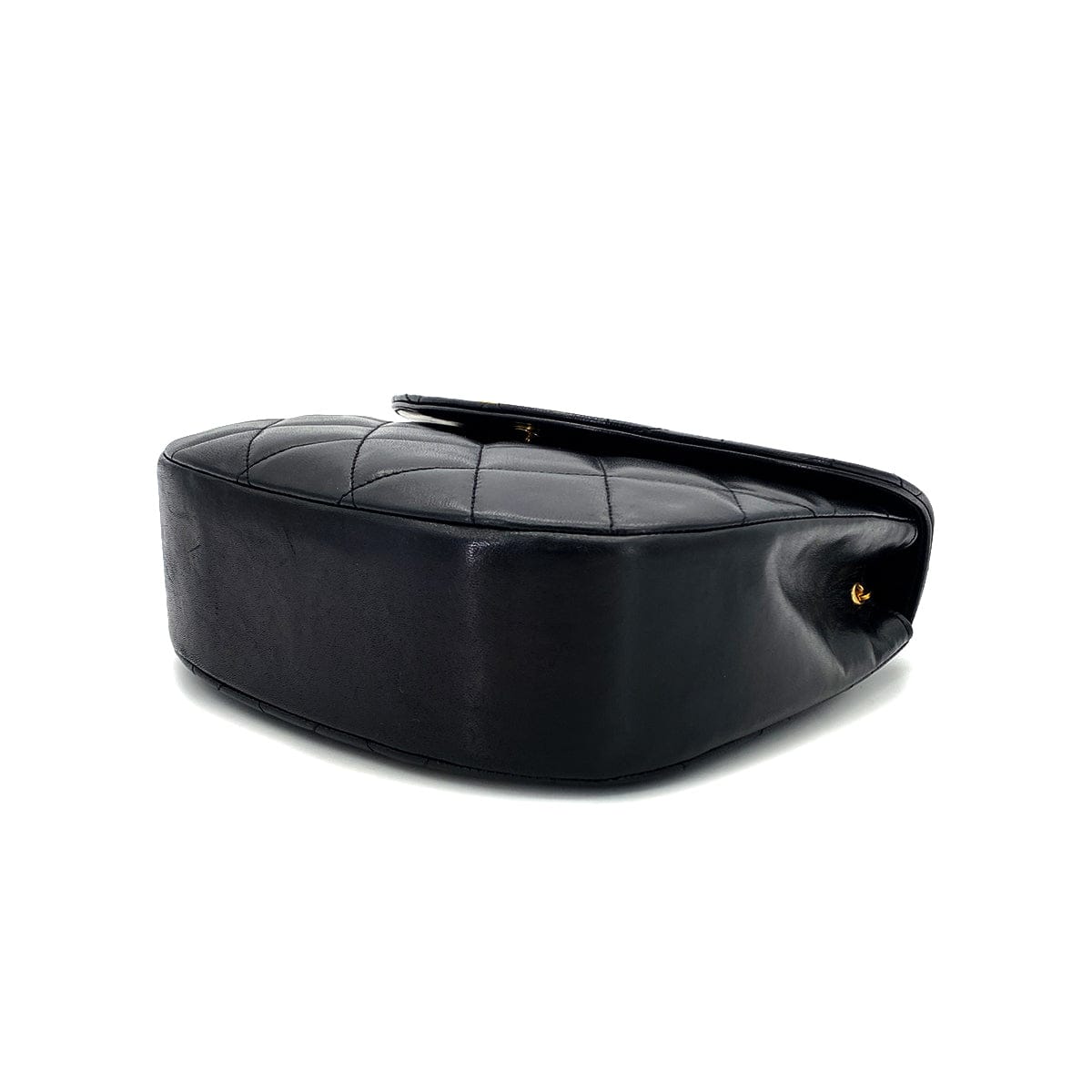 Luxury Promise Japan CHANEL VINTAGE MATELASSE BIG COCO CHAIN SHOULDER BAG BLACK LAMB SKIN 90277555