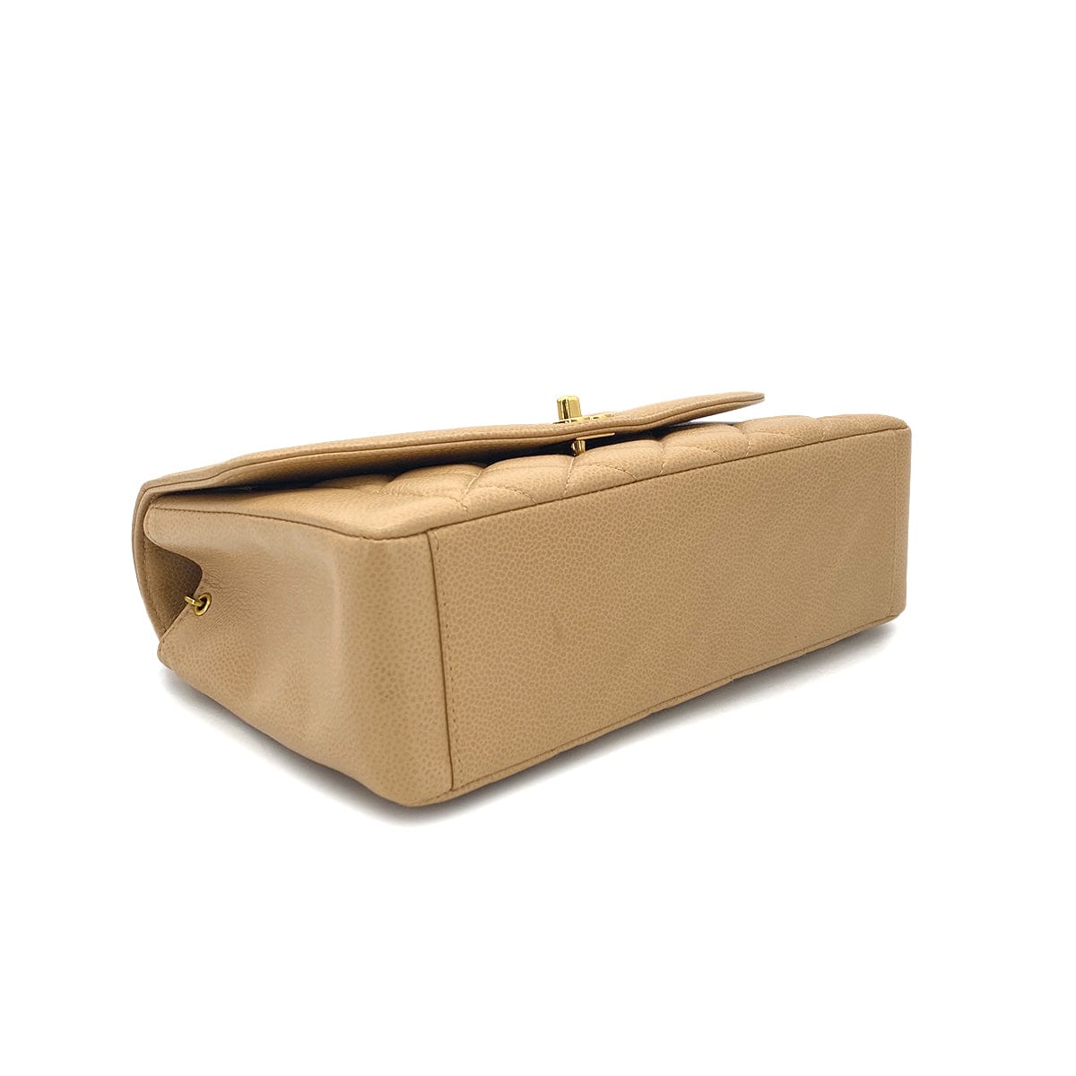 Luxury Promise Japan CHANEL VINTAGE MATELASSE CHAIN SHOULDER BAG BEIGE CAVIAR SKIN 90301634