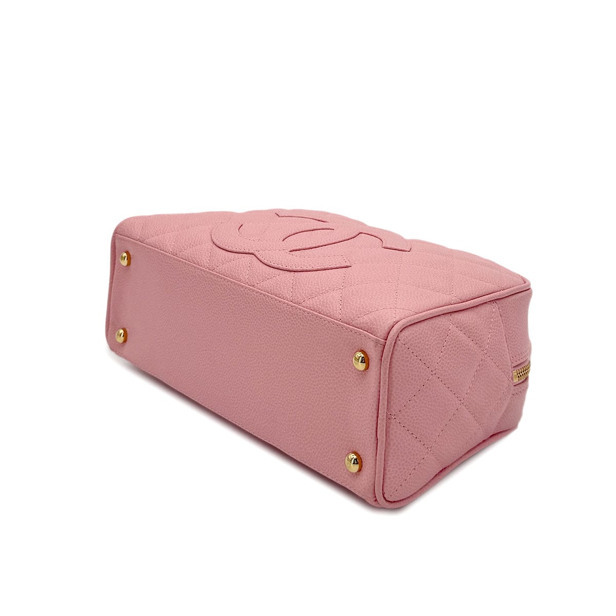Luxury Promise Japan CHANEL VINTAGE MINI BOSTON HAND BAG PINK CAVIAR SKIN 90279594