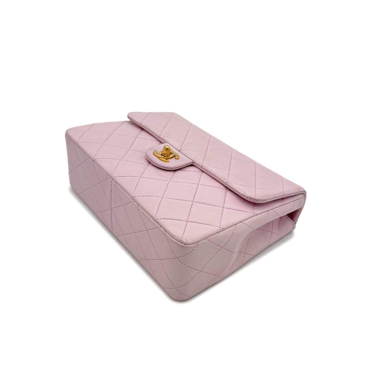 Luxury Promise Japan CHANEL VINTAGE MINI MATELASSE 20 CHAIN SHOULDER BAG PINK LAMB SKIN 90292487