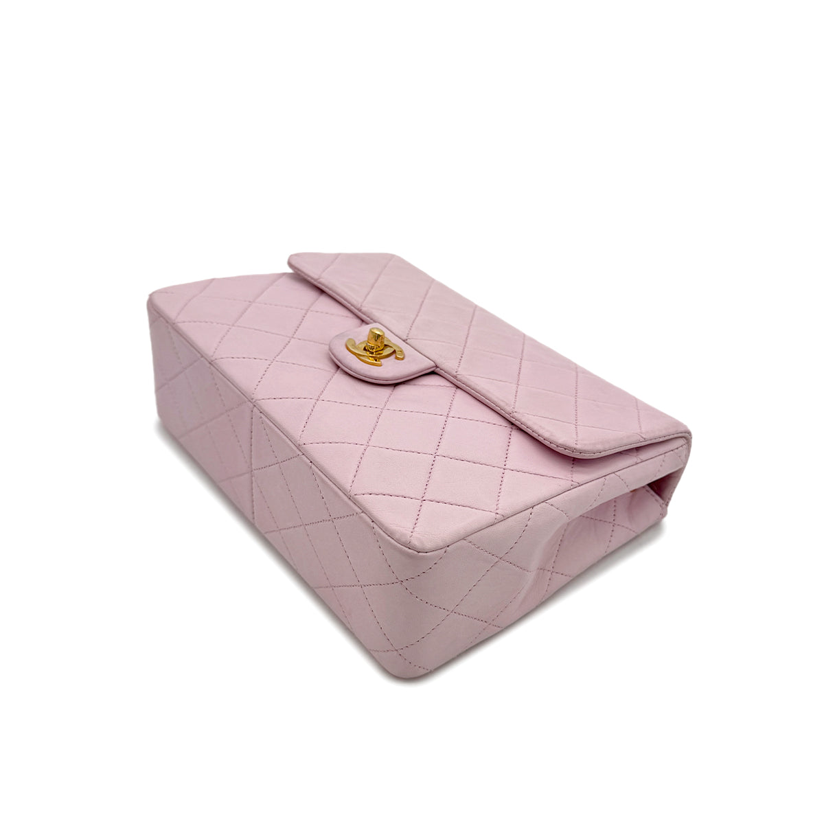 Luxury Promise Japan CHANEL VINTAGE MINI MATELASSE 20 CHAIN SHOULDER BAG PINK LAMB SKIN 90292487