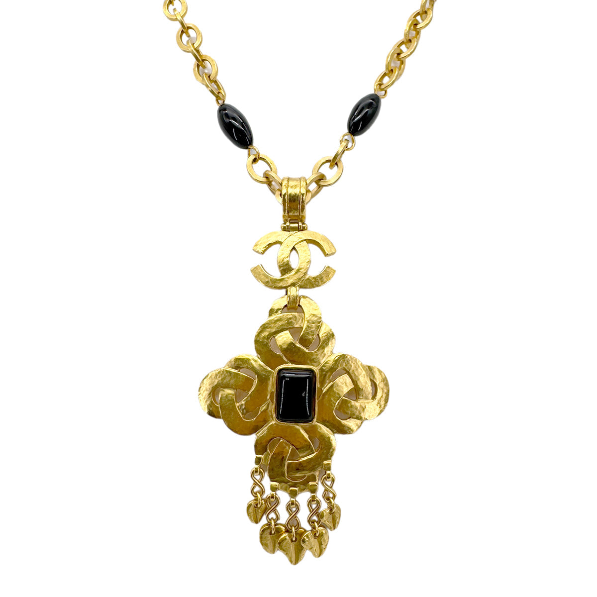 Luxury Promise Japan CHANEL VINTAGE NECKLACE GRIPOIX COCOMARK ACCESSORY 95P 90268856
