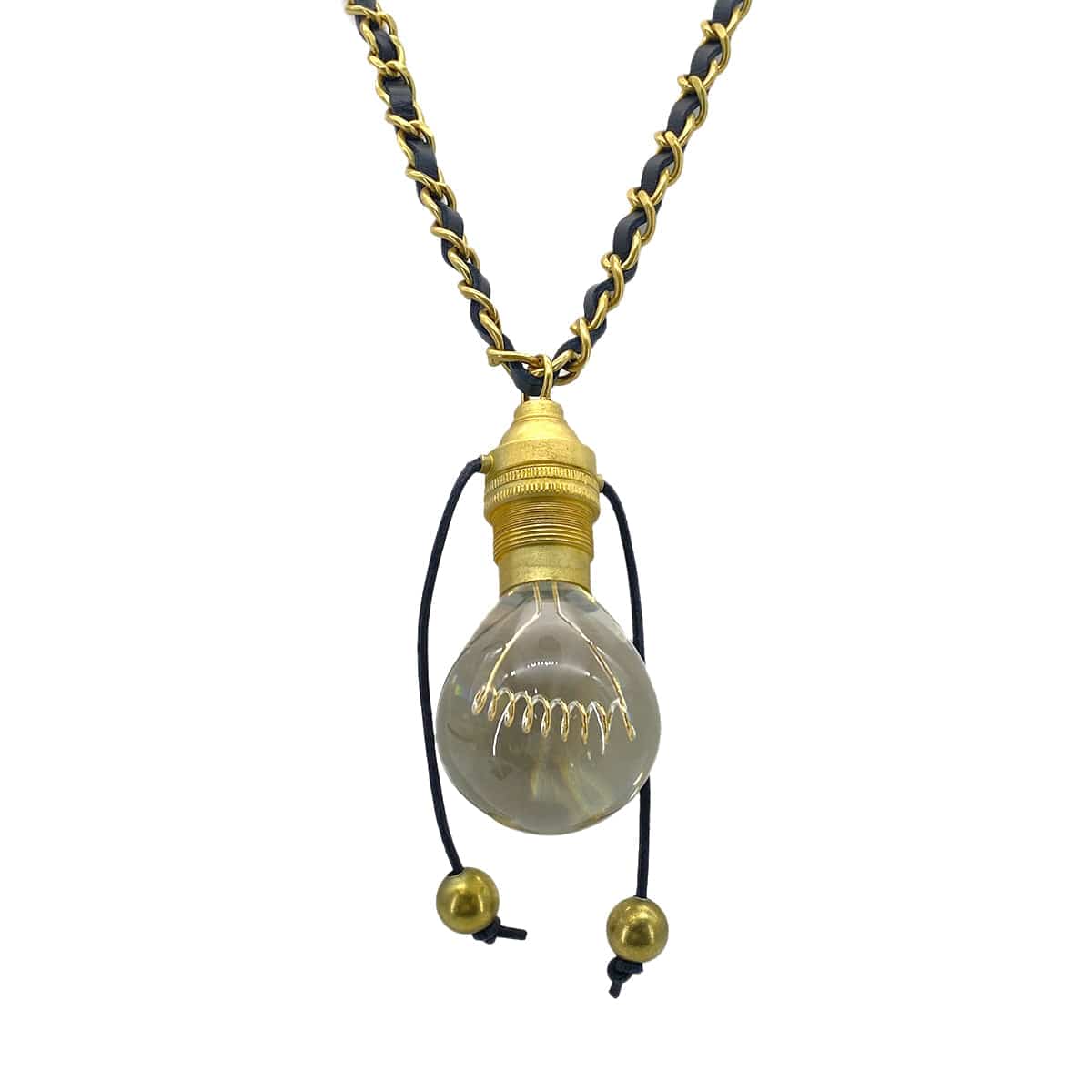 Luxury Promise Japan CHANEL VINTAGE NECKLACE LIGHT BULB MOTIF ACCESSORY 94P 90272322