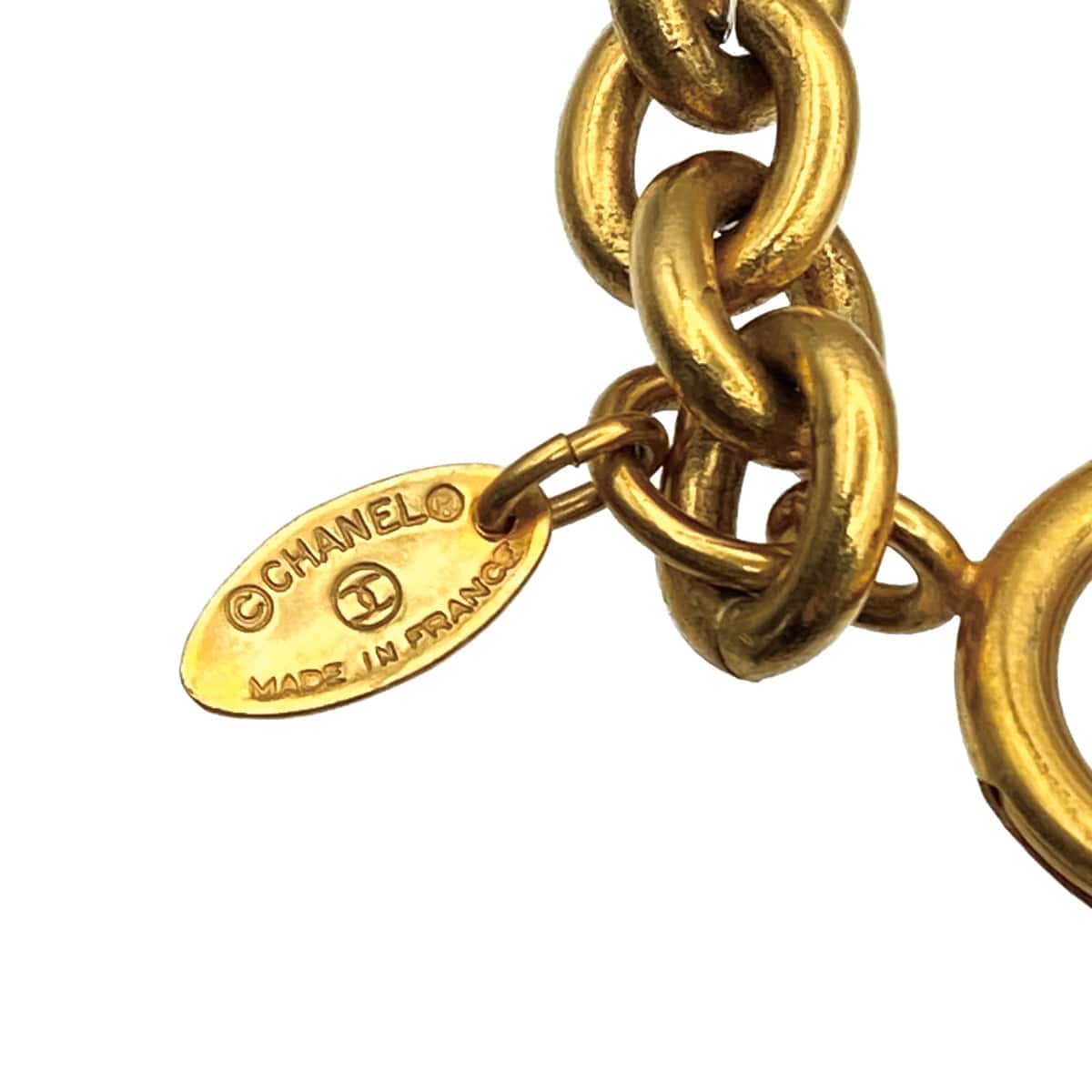 Luxury Promise Japan CHANEL VINTAGE NECKLACE MATELASSE COCOMARK GOLD ACCESSORY 90312540