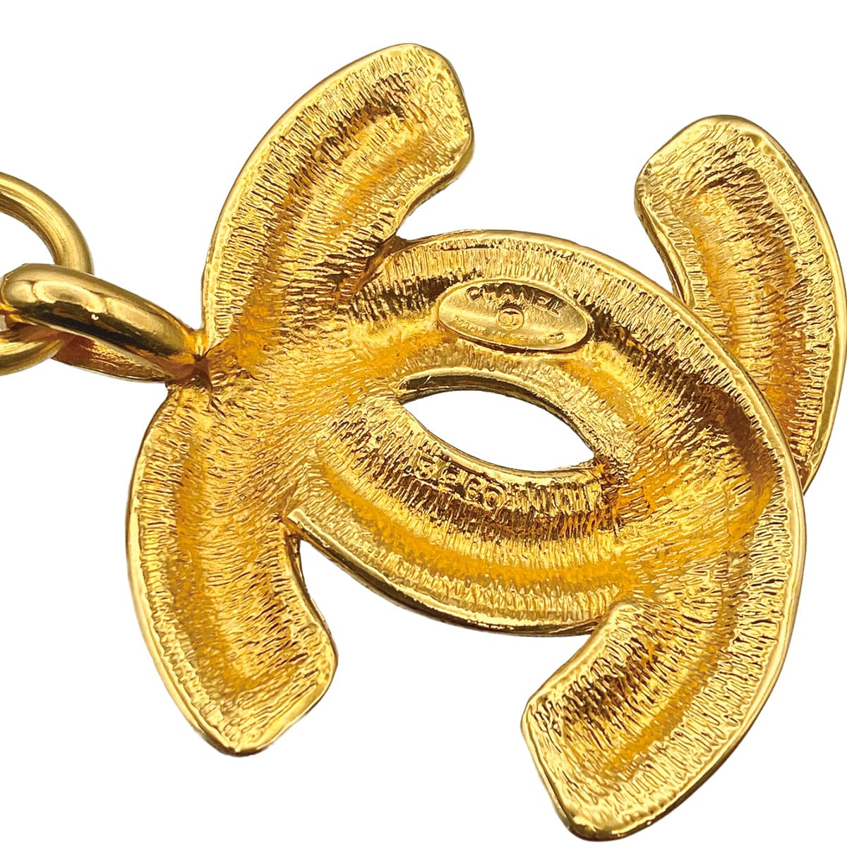 Luxury Promise Japan CHANEL VINTAGE NECKLACE MATELASSE COCOMARK GOLD ACCESSORY 90312540