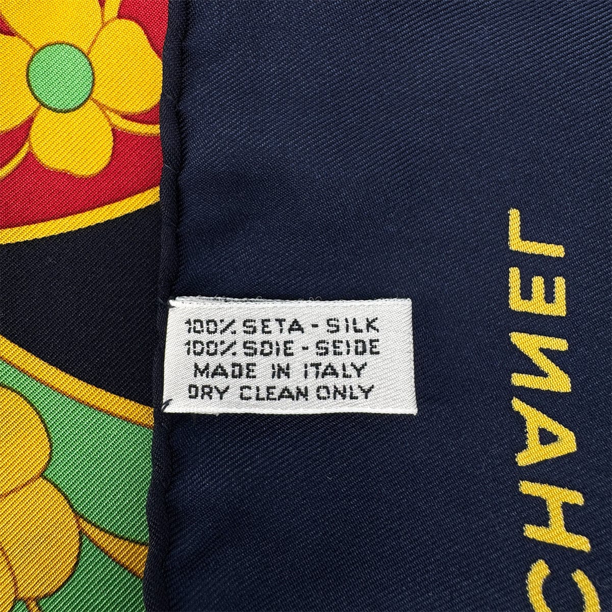 Luxury Promise Japan CHANEL VINTAGE SCARF COCOMARK FLOWER PATERN MULTICOLOR SILK 90295819