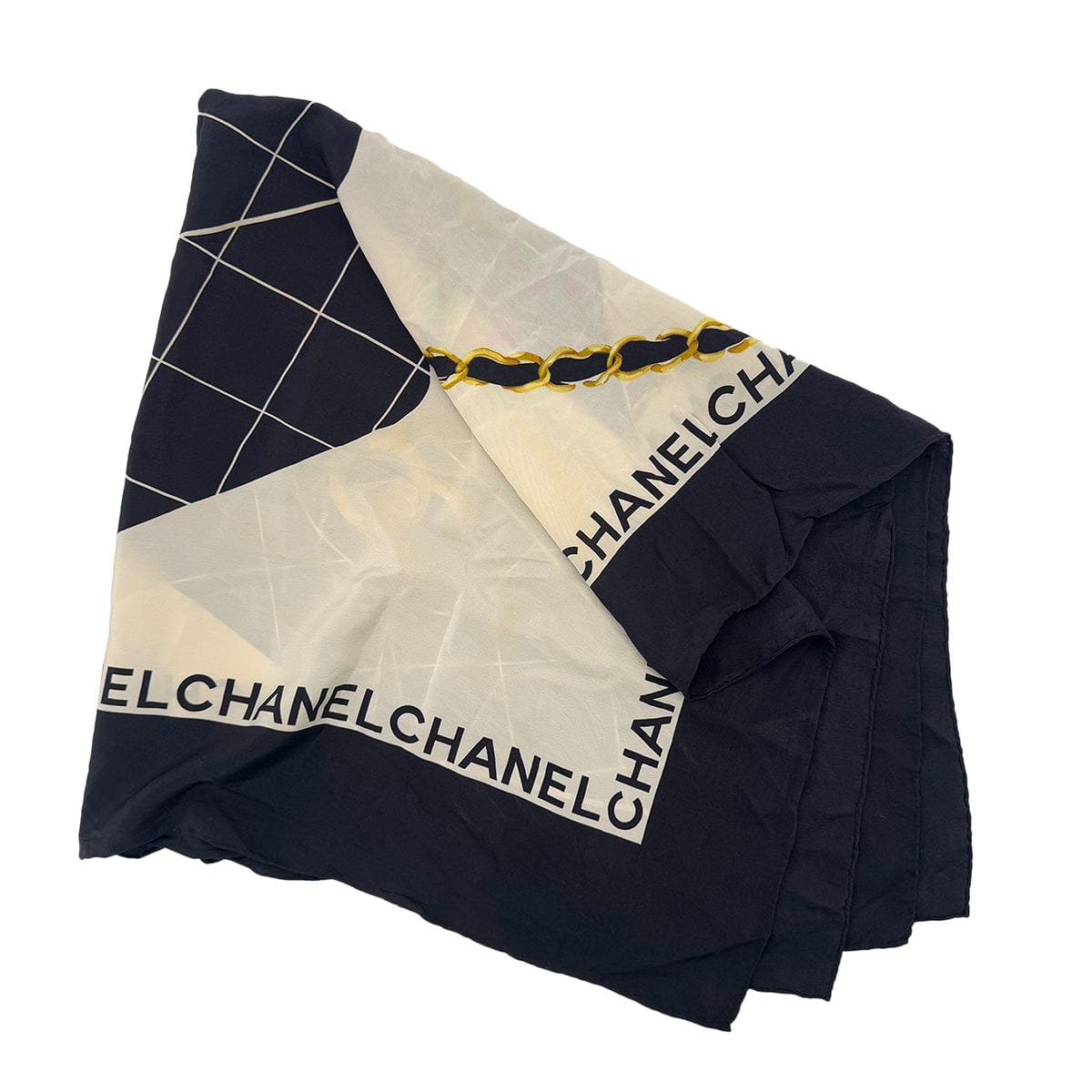 Luxury Promise Japan CHANEL VINTAGE SCARF MATELASSE CHAIN BAG PATTERN MULTICOLOR SILK 90292120