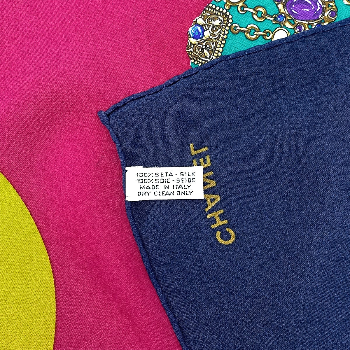 Luxury Promise Japan CHANEL VINTAGE SCARF MULTICOLOR SILK 90306875