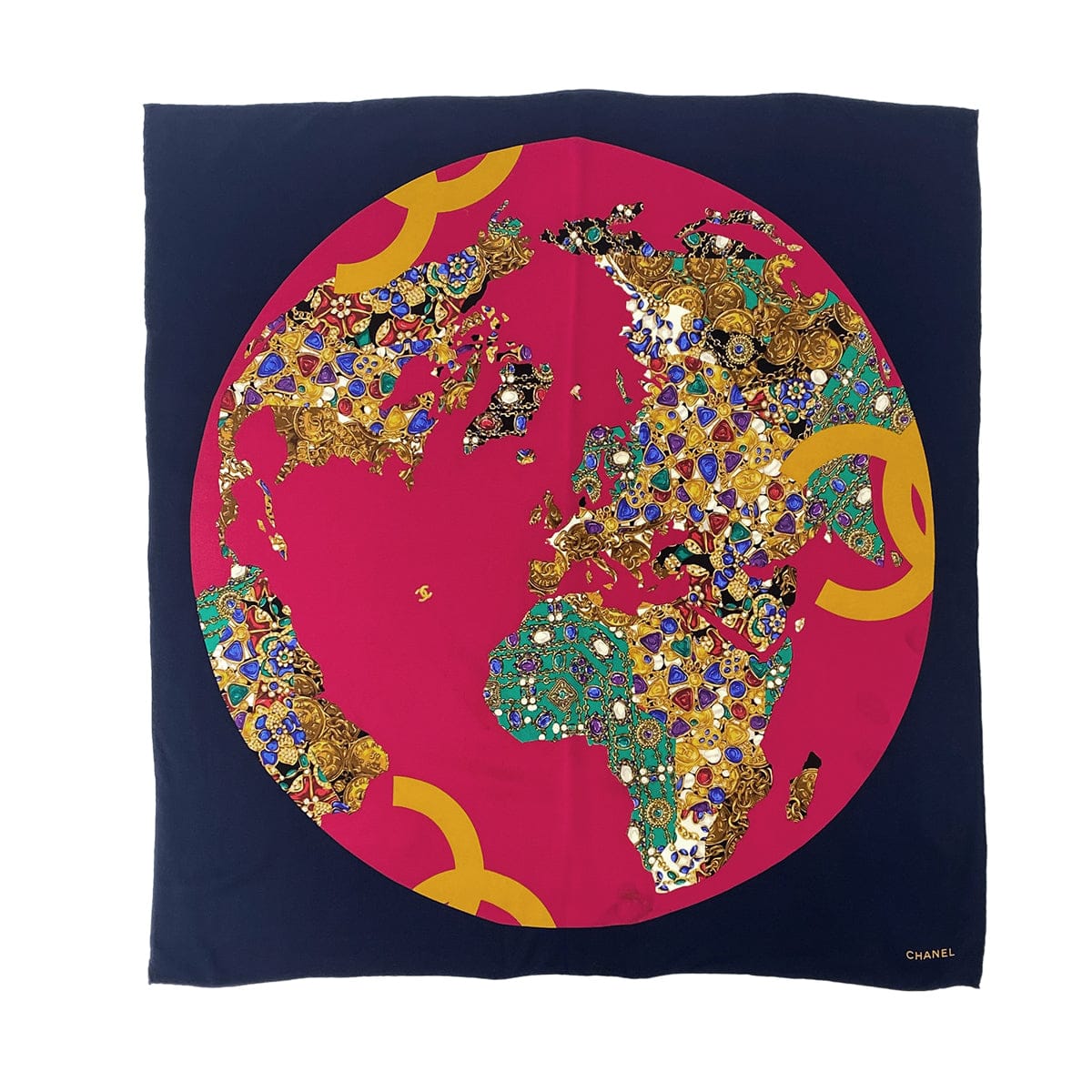 Luxury Promise Japan CHANEL VINTAGE SCARF MULTICOLOR SILK 90306875