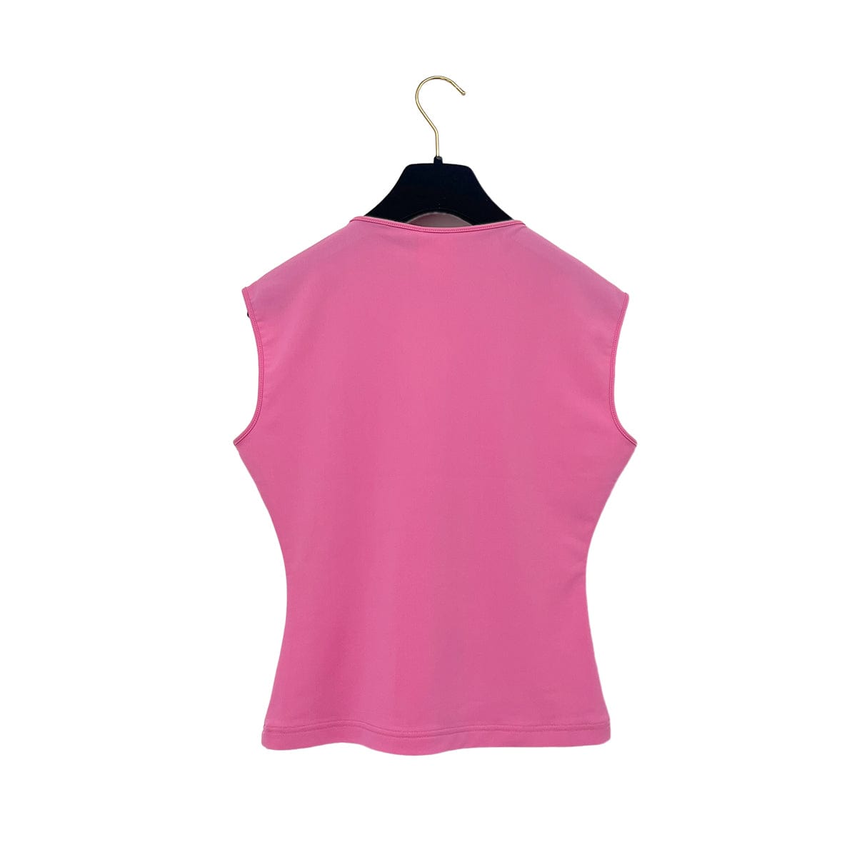 Luxury Promise Japan CHANEL VINTAGE SLEEVELESS TOPS PINK NYLON 40 00C RTW 90288046