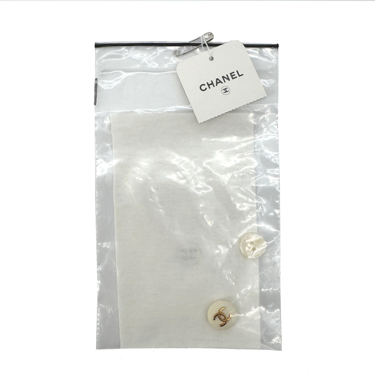 Luxury Promise Japan CHANEL VINTAGE SLEEVELESS TOPS WHITE COTTON 42 RTW 90292793
