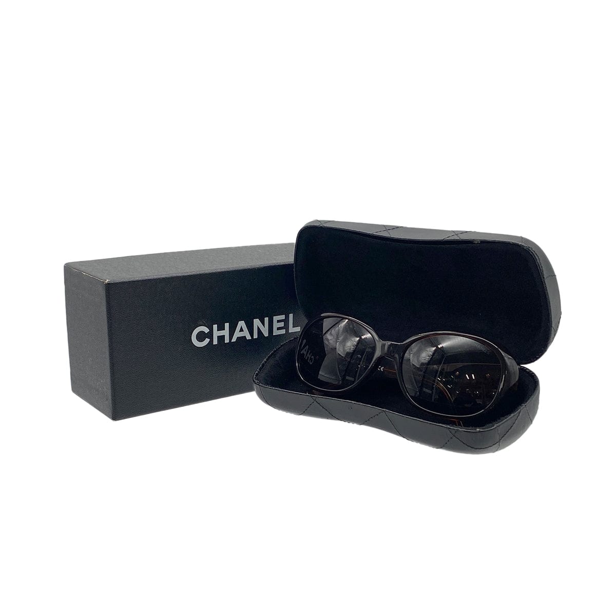 Luxury Promise Japan CHANEL VINTAGE SUNGLASSES COCOMARK FLOWER BROWN EYEWEAR 90278912